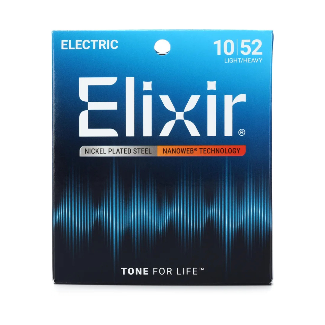 ELIXIR 12077 | Cuerdas de Guitarra Eléctrica Nanoweb 10-52