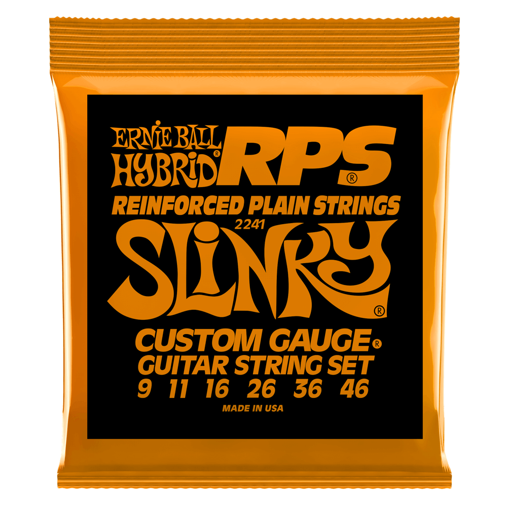 ERNIE BALL 2241 | Cuerdas de Guitarra Eléctrica RPS Hybrid Slinky 9-46