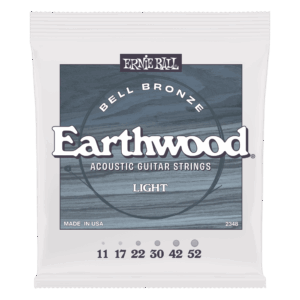 ERNIE BALL Cuerdas de Guitarra Acústica 2348 Earthwood Bell Bronce Light 11-52