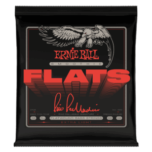 Cuerdas de Bajo Eléctrico Ernie Ball 2748 Extra Light Smoothie Flats, 4 cuerdas 38-98