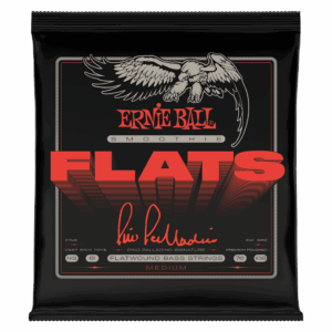 Cuerdas de Bajo Eléctrico Ernie Ball 2749 Medium Smoothie Flats, 4 cuerdas 43-108
