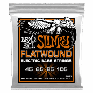 Cuerdas de Bajo Eléctrico Ernie Ball 2813 Hybrid Flatwound, 4 cuerdas 45-105