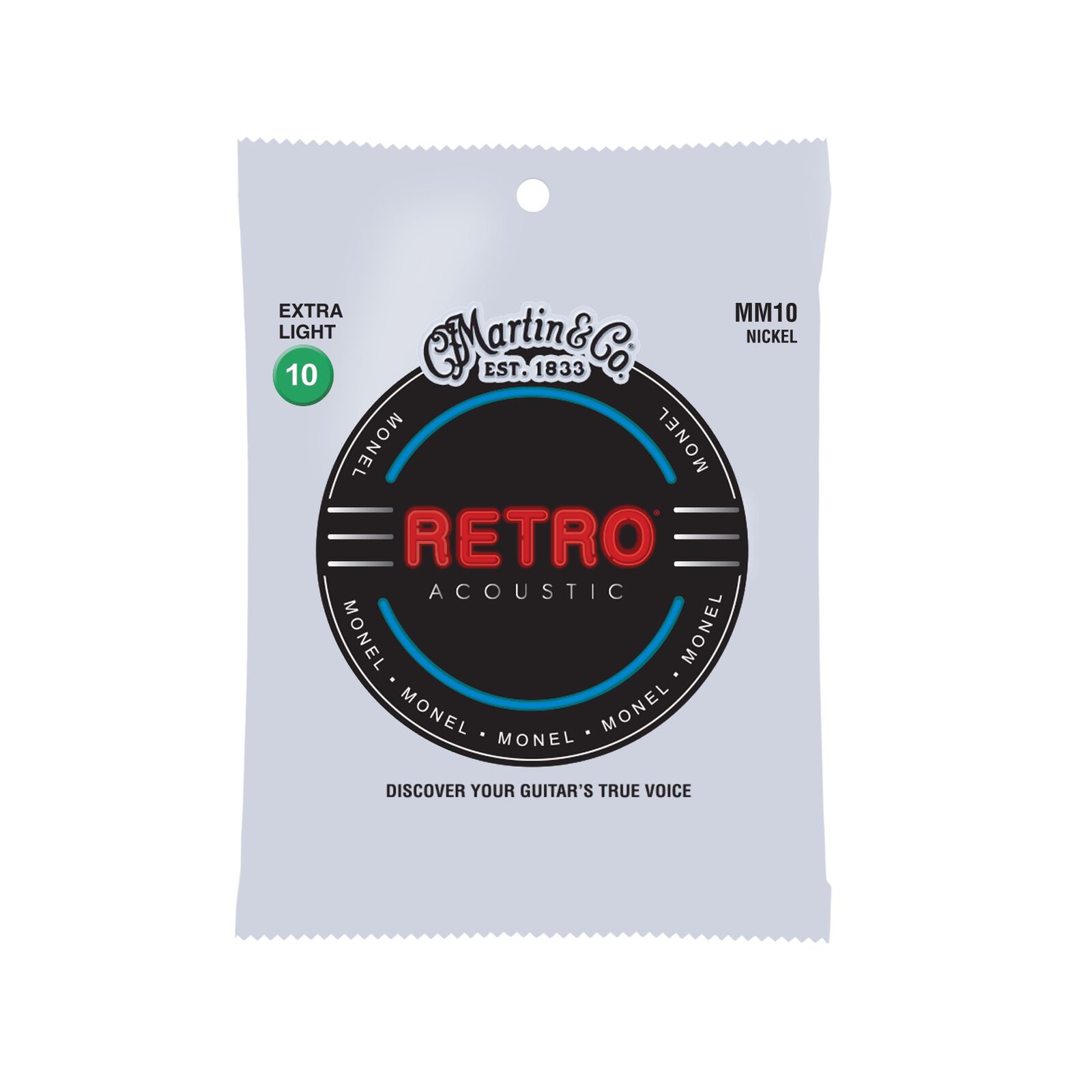 MARTIN Cuerdas de Guitarra Acústica / Electroacústica Retro MM10