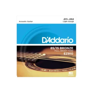 D’Addario Cuerdas de Guitarra Acústica EZ910 85/15 Bronce Light 11-52