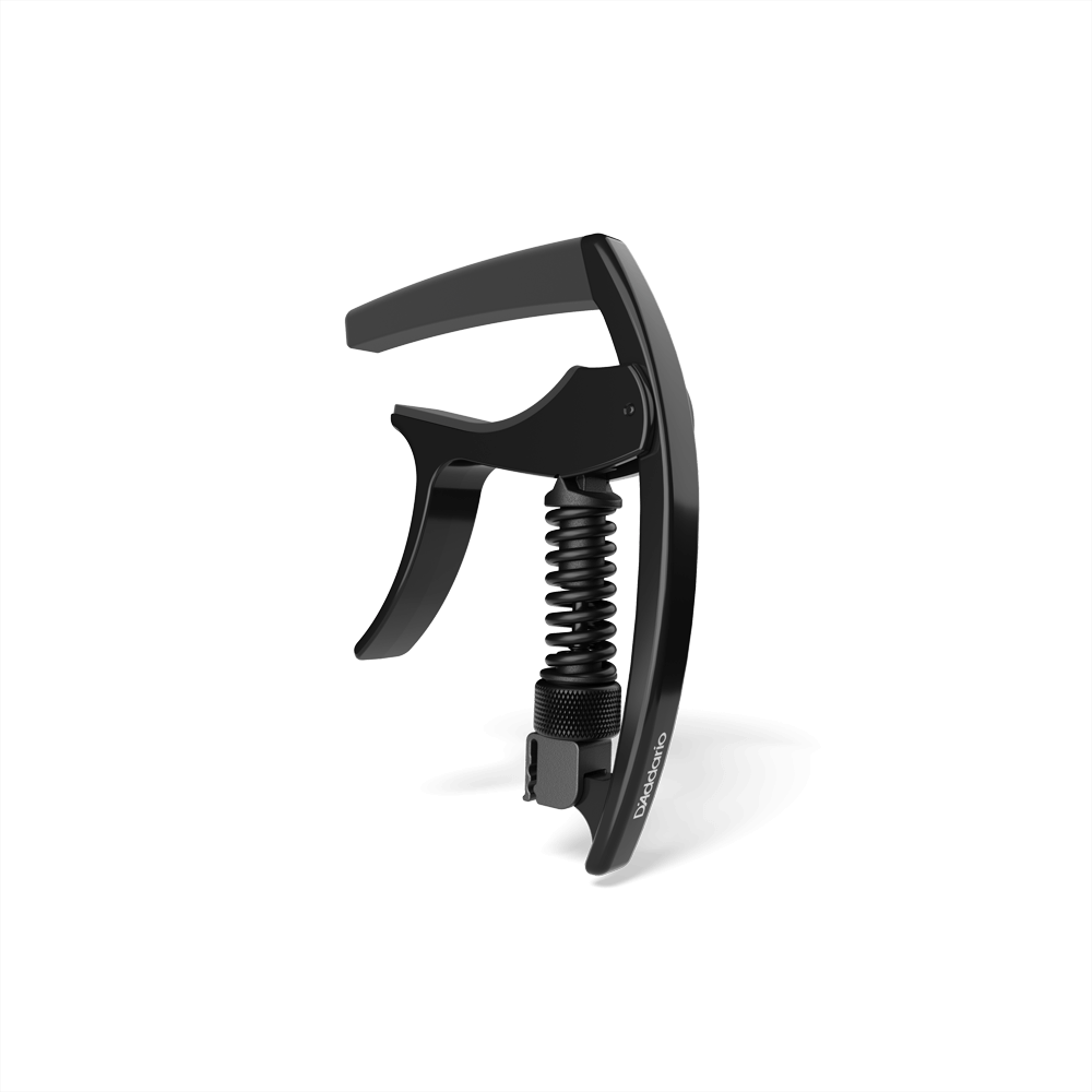 D'Addario Capotraste Tri-Acción - Negro