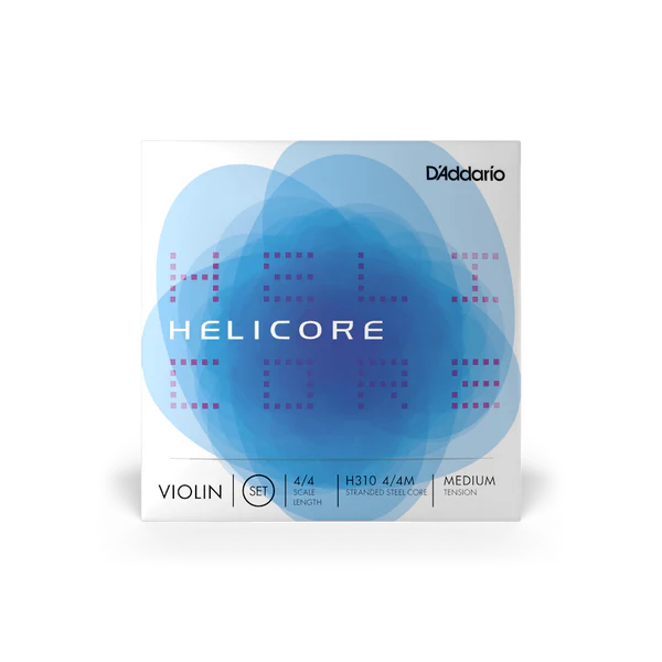 D’Addario Cuerdas de Violín Helicore H310 4/4M – Tensión Media