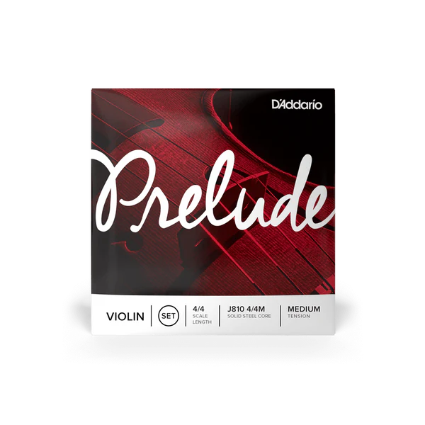D’Addario Cuerdas de Violín Prelude J810 4/4M – Tensión Media