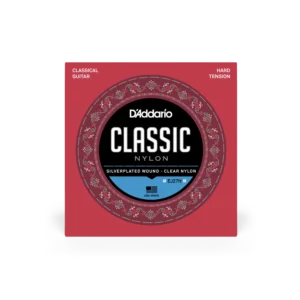 D’Addario Cuerdas de Guitarra Acústica Nylon EJ27H - Tensión Fuerte