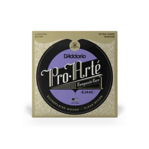 D’Addario Cuerdas de Guitarra Acústica Nylon Pro-Arté EJ44C Composite Core – Tensión Extra Fuerte