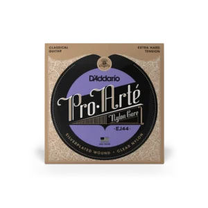 D’Addario Cuerdas de Guitarra Acústica Nylon Pro-Arté EJ44 - Tensión Extra Fuerte