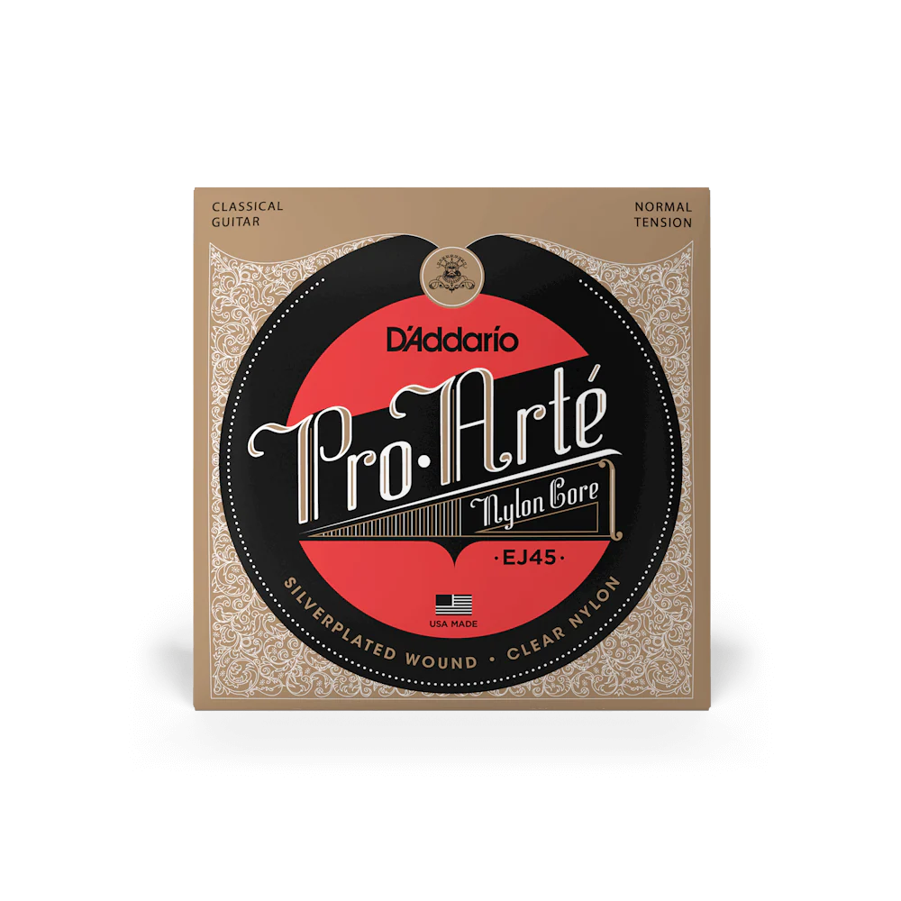 D’Addario Cuerdas de Guitarra Acústica Nylon Pro-Arté EJ45 – Tensión Normal