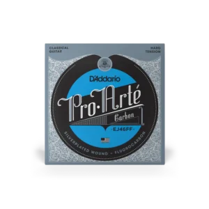 D’Addario Cuerdas de Guitarra Acústica Nylon EJ46FF Pro-Arté Carbon – Tensión Fuerte