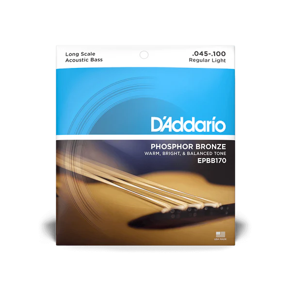 D'Addario Cuerdas de Bajo Acústico / Electroacústico EPBB170 Escala Larga 45-100