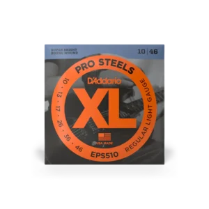 D’Addario Cuerdas de Guitarra Eléctrica EPS510 XL Pro Steels Regular Light 10-46
