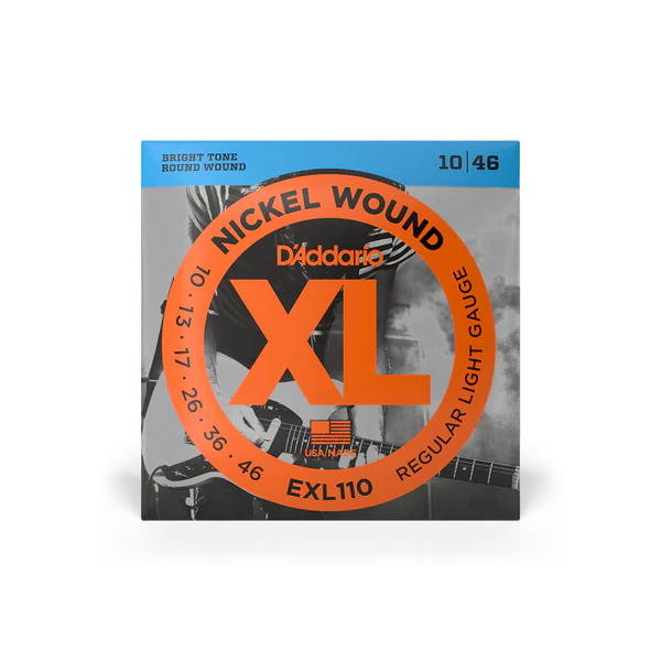 D’Addario Cuerdas de Guitarra Eléctrica EXL110 Nickel Wound Regular Light 10-46