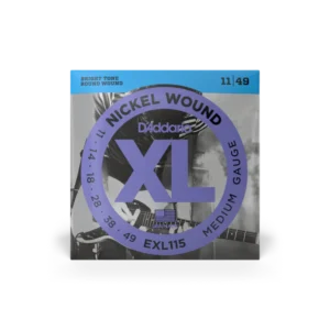D’Addario Cuerdas de Guitarra Eléctrica EXL115 Nickel Wound Medium 11-49