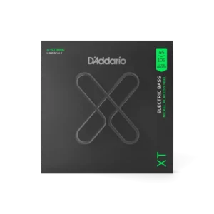 D’Addario Cuerdas de Bajo Eléctrico XTB45105 Nickel Plated Steel Regular Light Top/Medium Bottom Escala Larga, 4 cuerdas 45-105