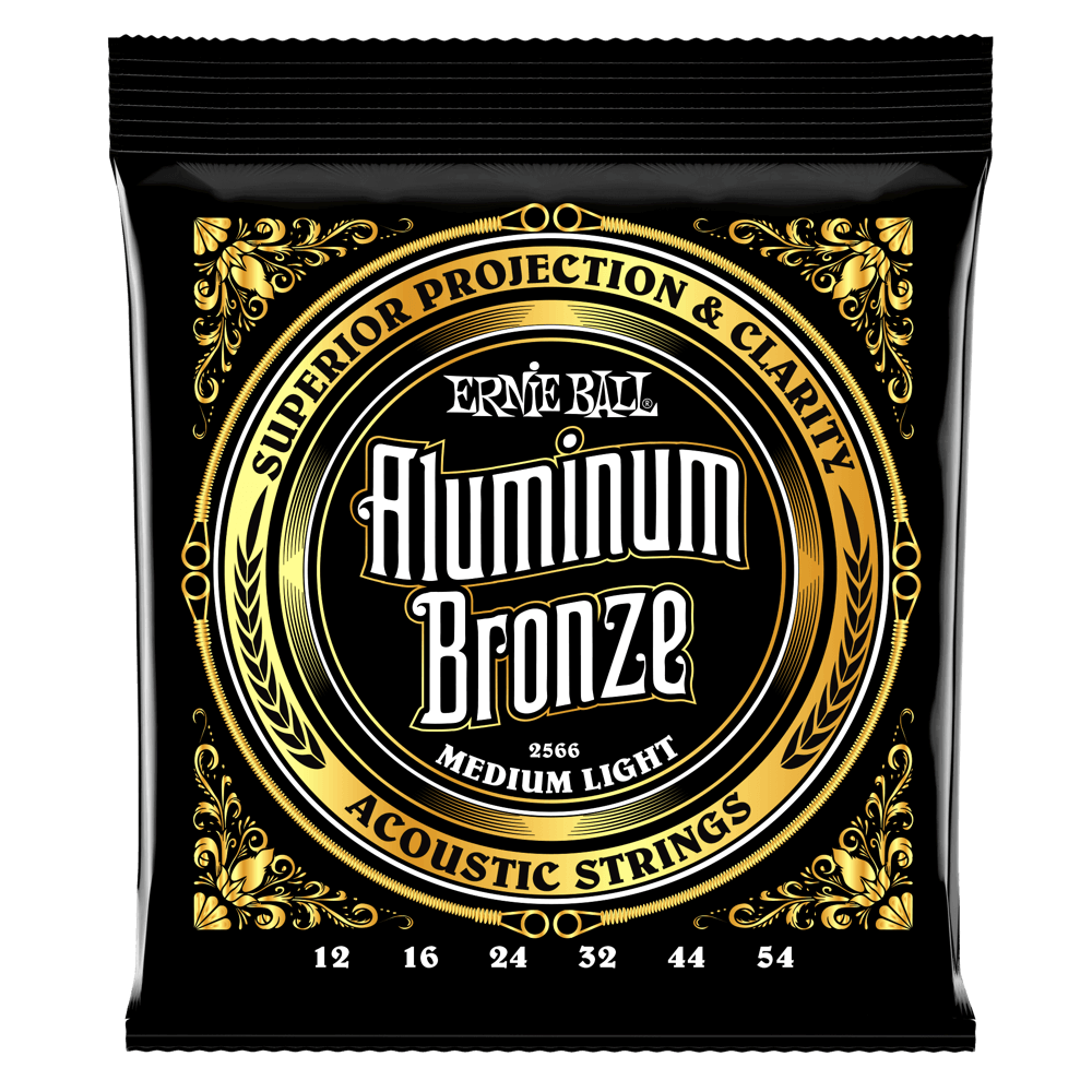 Cuerdas de Guitarra Acústica Ernie Ball 2566 Aluminum Bronze 12-54