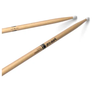 PROMARK Baquetas Forward 5B Raw Hickory – Punta de Nylon (TXR5BN)