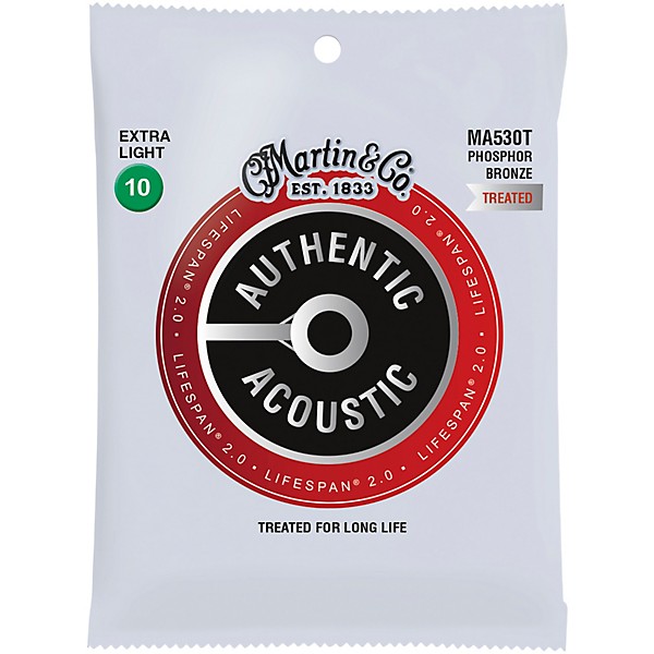 MARTIN | Cuerda para Guitarra Acústica MA530T Fósforo Bronce 10-47