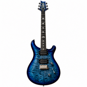 PRS SE Custom 24 Quilt - Charcoal Blue Burst